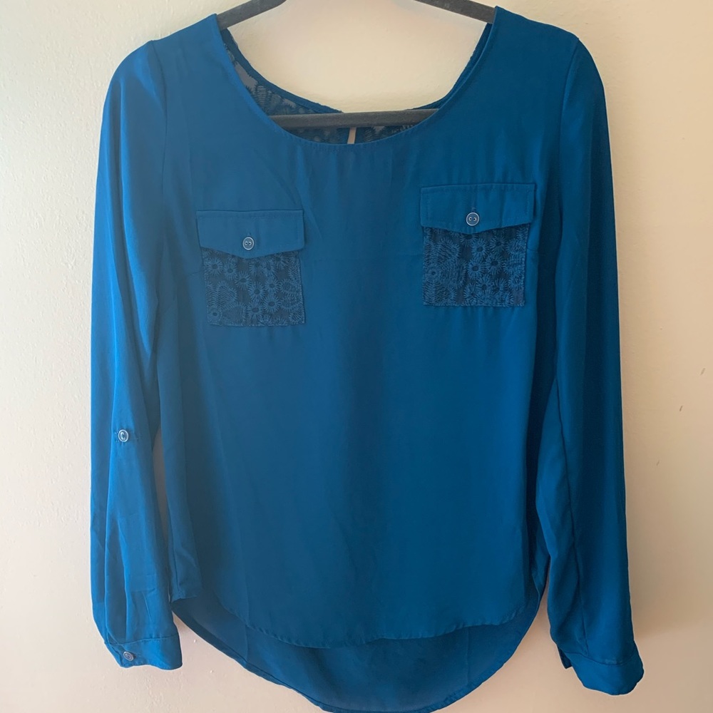 Mine blue blouse